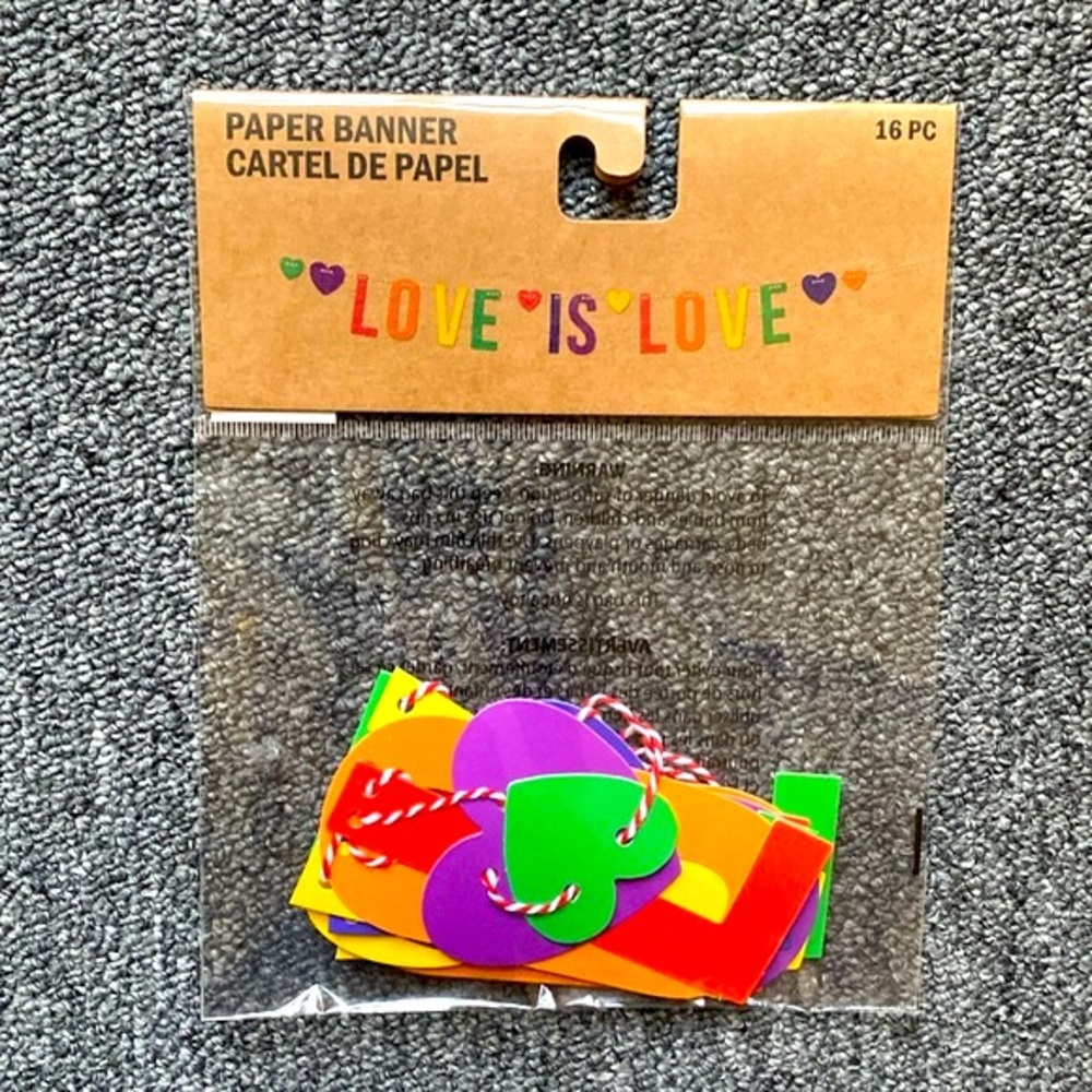 “Love Is Love” LGBTQ+ Gay Pride Banner - Brand New